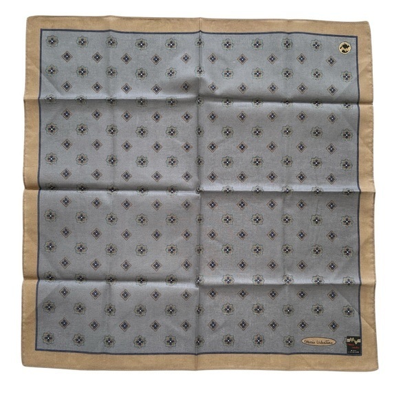 Authentic Mario Valentino Vintage Geometric Handkerchief